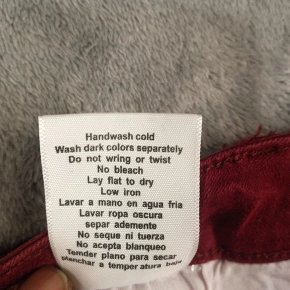 Judy Blue Womens Skinny Fit Red Jeans Size 3/26 - Picture 3 of 14